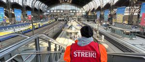 Alles steht still: Wenn die EVG streikt, geht nichts mehr auf der Schiene. 


 