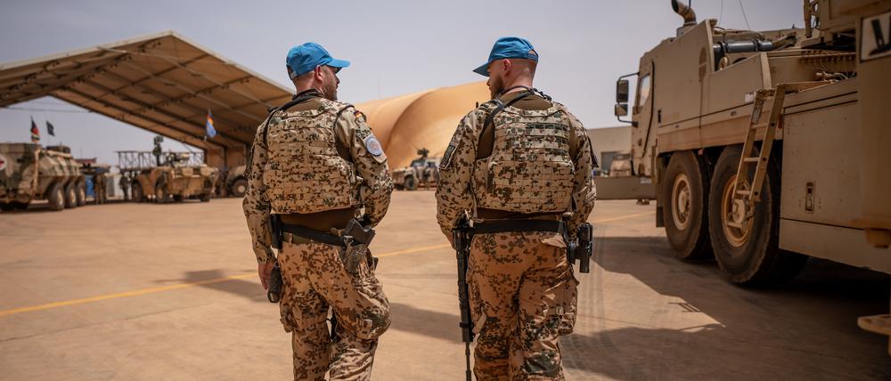 oldaten der Bundeswehr im Mali.