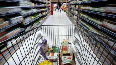 Die Konsumenten spüren die Inflation bei ihrem Wocheneinkauf.