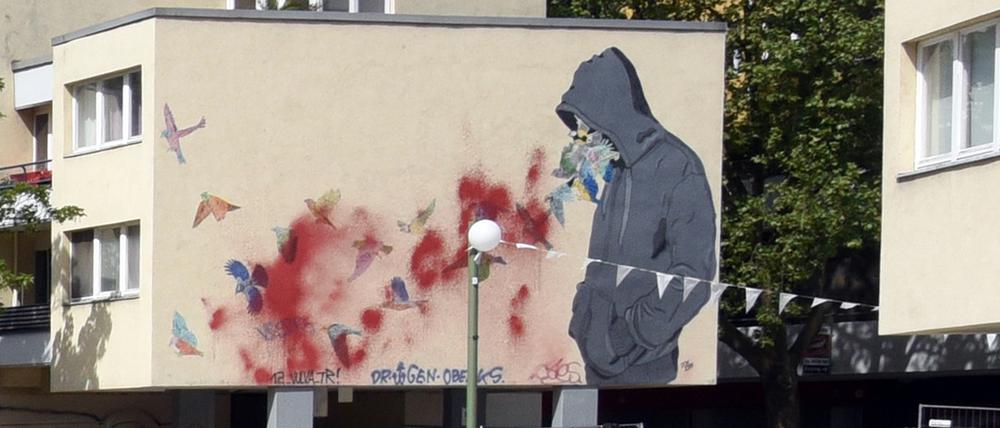 Der Mehringplatz in Berlin-Kreuzberg.
