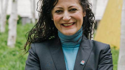 Die neue Berliner Senatorin für Arbeit, Soziales, Antidiskriminierung und Gleichstellung, Cansel Kiziltepe im exklusiven Tagesspiegel-Interview am 26. April 2023.