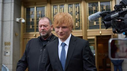 Ed Sheeran in New York.