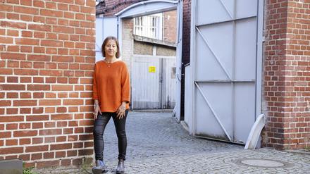 Zeitzeugin Kerstin Meisner in der Gedenkstätte Lindenstraße.