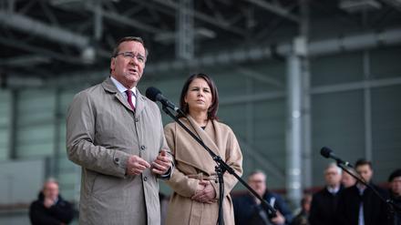 Verteidigungsminister Boris Pistorius und Außenministerin Annalena Baerbock.