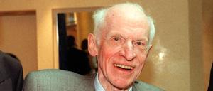 Der ehemalige Intendant von Radio Bremen und langjährige ARD-Programmdirektor Hans Abichs.