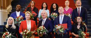 Kai Wegner und die Senatorenriege.