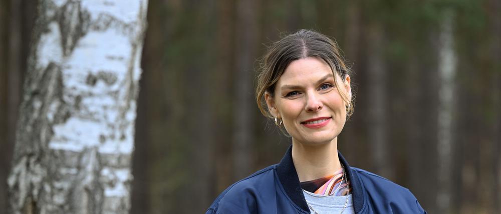 Eva Briegel, Frontfrau der Band Juli, war im Nikolaisaal zu Gast.