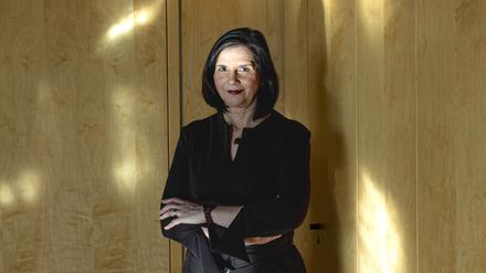 Katrin Göring-Eckardt am 01.03.23 in ihrem Büro im Gespräch mit Annika Schönstädt