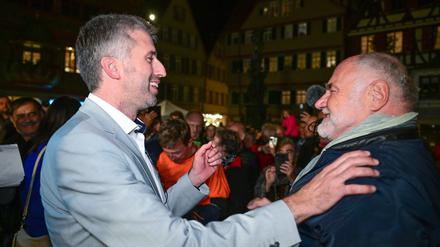 Bessere Zeiten: Boris Palmer mit Rezzo Schlauch