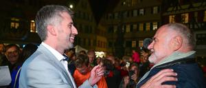 Bessere Zeiten: Boris Palmer mit Rezzo Schlauch