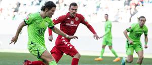 Jonas Wind traf früh zum 1:0 für Wolfsburg.