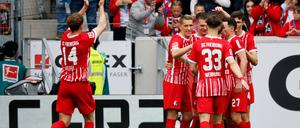 Der SC Freiburg will diesmal auch gegen Leipzig jubeln.