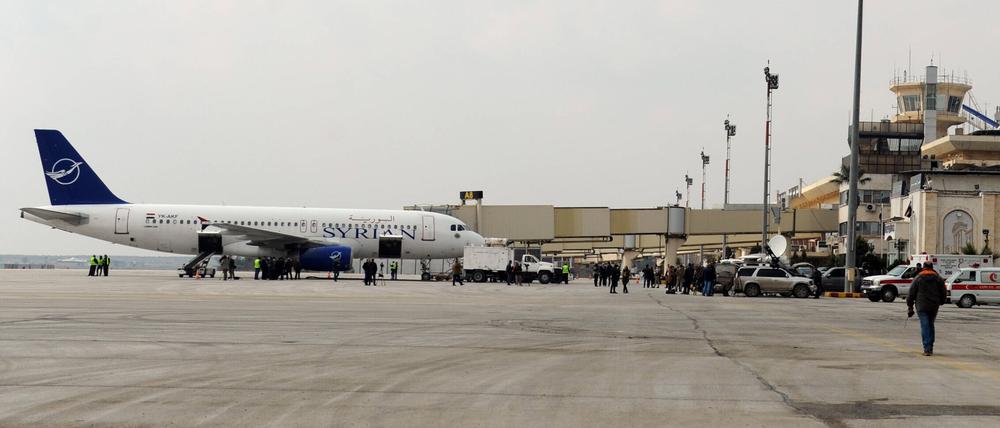Der Flugbetrieb am Flughafen Aleppo soll vorübergehend eingestellt worden sein (Archivbild).