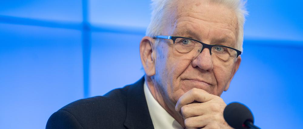 Winfried Kretschmann sagte, er sei mit Palmer politisch und persönlich befreundet – „und das bleibe ich auch“.