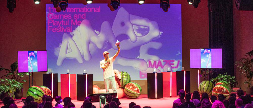 Thorsten S. Wiedemann auf dem A MAZE 2022 Festival