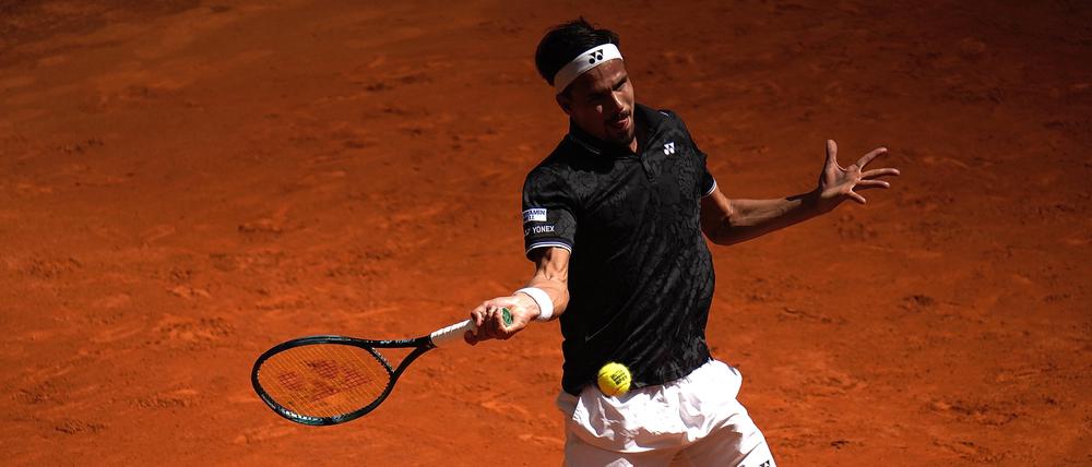 Der deutsche Tennisspieler Daniel Altmaier sorgt in Madrid für Furore.
