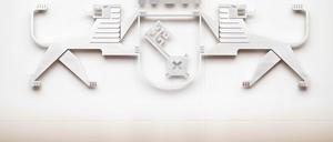 Das Bremer Wappen in Saal der Bremischen Bürgerschaft.