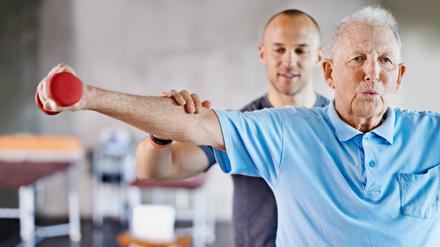 Manches bleibt Handarbeit: Eine App kann den Physiotherapeuten nicht ersetzen.