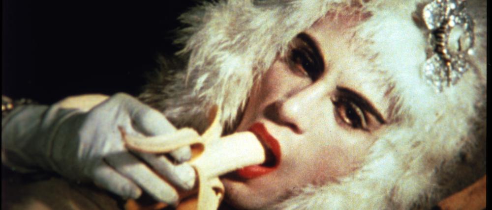 Den Film „Mario Banana #1“ drehte er 1964, ein mutiger Schritt: Drag Queen Mario Montez zeigte offen ihr Gesicht.