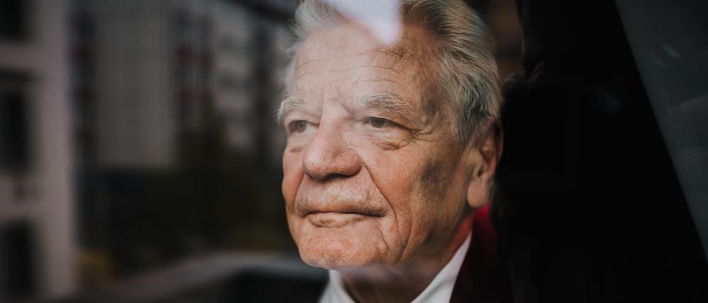 Joachim Gauck fotografiert am 19. April 2023 in Berlin.