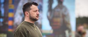 3Wolodymyr Selenskyj, Präsident der Ukraine.