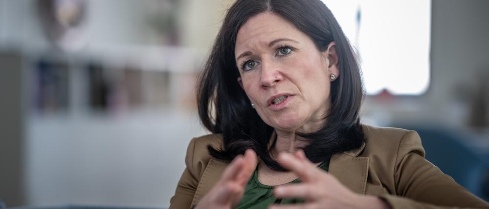 Setzt rasch eigene Akzente - auch zur Bekämpfung des Lehrkräftemangels: Berlins neue Bildungssenatorin Katharina Günther-Wünsch (CDU).
