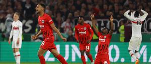 Glücklich im DFB-Pokal-Finale: Eintracht Frankfurt.