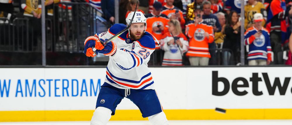 Warmgeschossen. Leon Draisaitl vor seinem großen Auftritt.