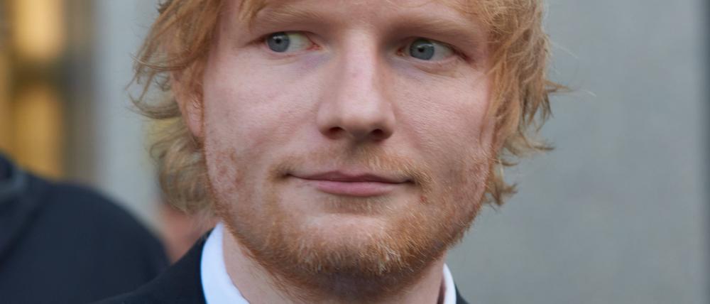 Britischer Popstar Ed Sheeran.