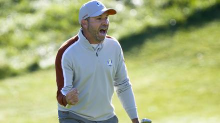 Golfprofi Sergio Garcia ist Rekordspieler des Ryder Cups