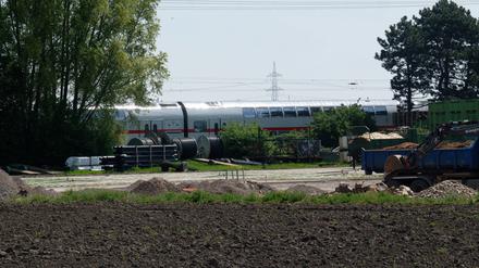 Ein Intercity hatte die Arbeiter am Donnerstagvormittag erfasst.