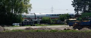 Ein Intercity hatte die Arbeiter am Donnerstagvormittag erfasst.