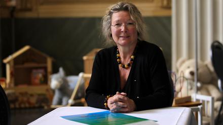 Ariane Zibell organisiert den „Gedeckten Tisch“ in der Nikolaikirche Potsdam.