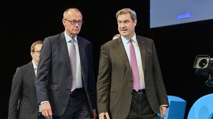Friedrich Merz und Markus Söder. 
