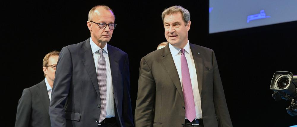 Friedrich Merz und Markus Söder. 