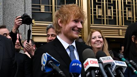 Ed Sheeran in New York.