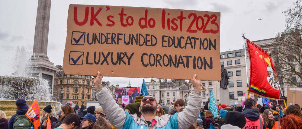 Protest in London.