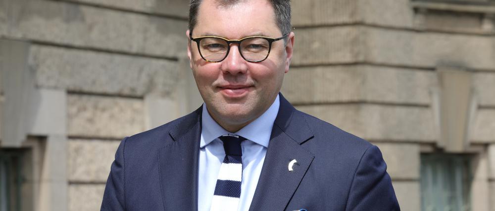 Botschafter der Ukraine, S.E. Oleksii Makeiev, beim Antrittsbesuch am Rathaus Potsdam.