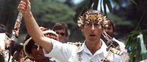 Prinz Charles in Papua Neu Guinea.
