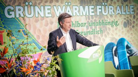 Grüne Wärme für alle - davon ist Robert Habeck überzeugt. 