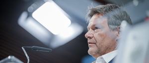 Robert Habeck beim Fotovoltaik-Gipfel 