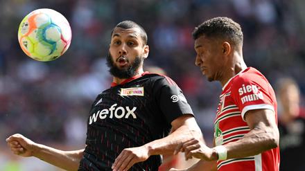 Aissa Laidouni hatte mit Union einen schweren Stand in Augsburg