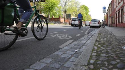 Die Kurfürstenstraße in Potsdam wird zur Baustelle.