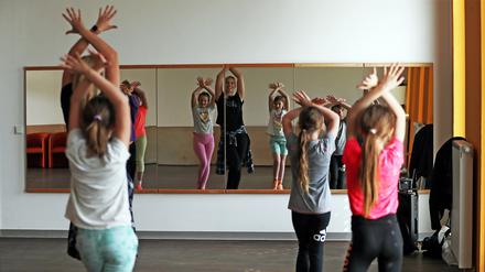 Das Bürgerhaus Neu Fahrland wurde 2012 eröffnet. Hier probt gerade die Kindertanzgruppe.