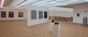 Ein Blick in die neu eröffnete Kunsthalle Rostock.