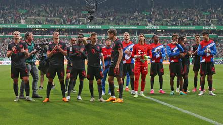 1. Bundesliga, SV Werder Bremen gegen den FC Bayern München.
