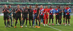 1. Bundesliga, SV Werder Bremen gegen den FC Bayern München.
