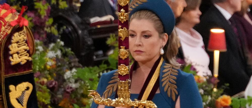 Penny Mordaunt in der Westminster Abbey.