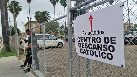 Unterkunft für Einwanderer in Brownsville, Texas.