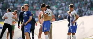 Hertha steht laut einem Bericht nahe am sportlichen Abgrund.